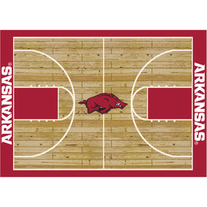 Arkansas Razorbacks Courtside Rug - 6'X8'