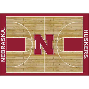 Nebraska Cornhuskers Courtside Rug - 8'X11'