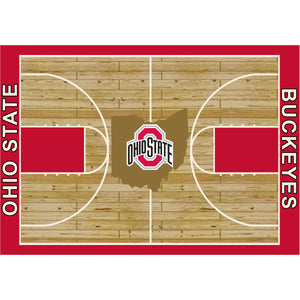 Ohio State Buckeyes Courtside Rug - 8'X11'
