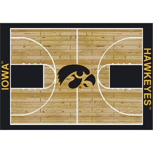 Iowa Hawkeyes Courtside Rug - 8'X11'