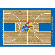 Kansas Jayhawks Courtside Rug - 8'X11'