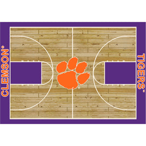 Clemson Tigers Courtside Rug - 8'X11'