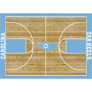 North Carolina Tar Heels Courtside Rug - 8'X11'