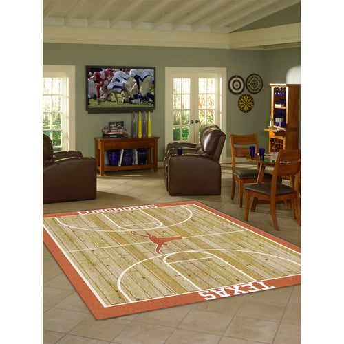 Texas Longhorns Courtside Rug - 8'X11'