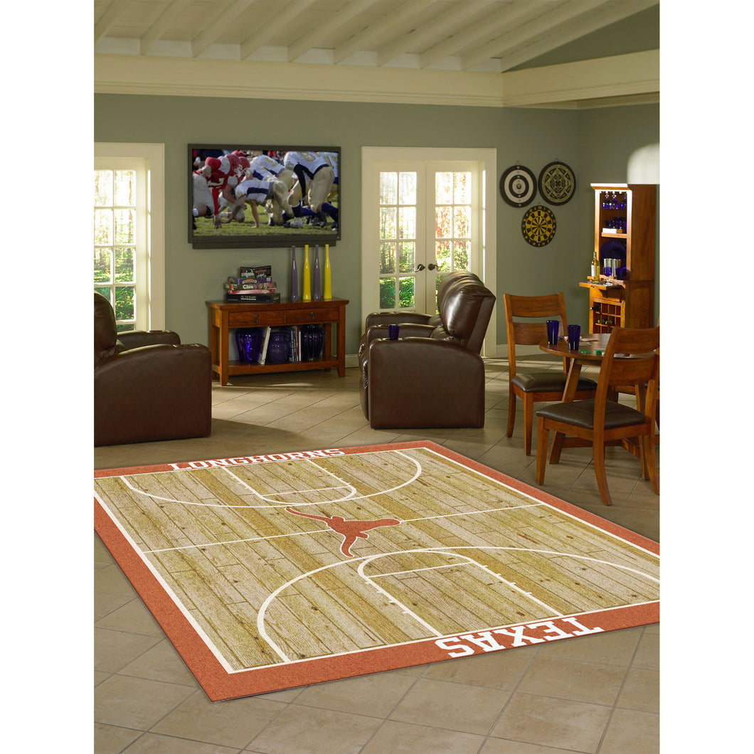 Texas Longhorns Courtside Rug - 8'X11'