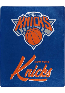 New York Knicks Plush Throw Blanket -  50