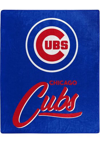 Chicago Cubs Plush Throw Blanket -  50