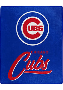 Chicago Cubs Plush Throw Blanket -  50"x60"