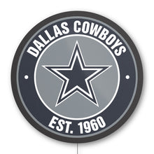 Dallas Cowboys Establish Date LED Lighted Sign