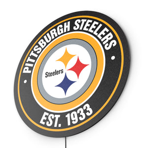 Pittsburgh Steelers Establish Date LED Lighted Sign