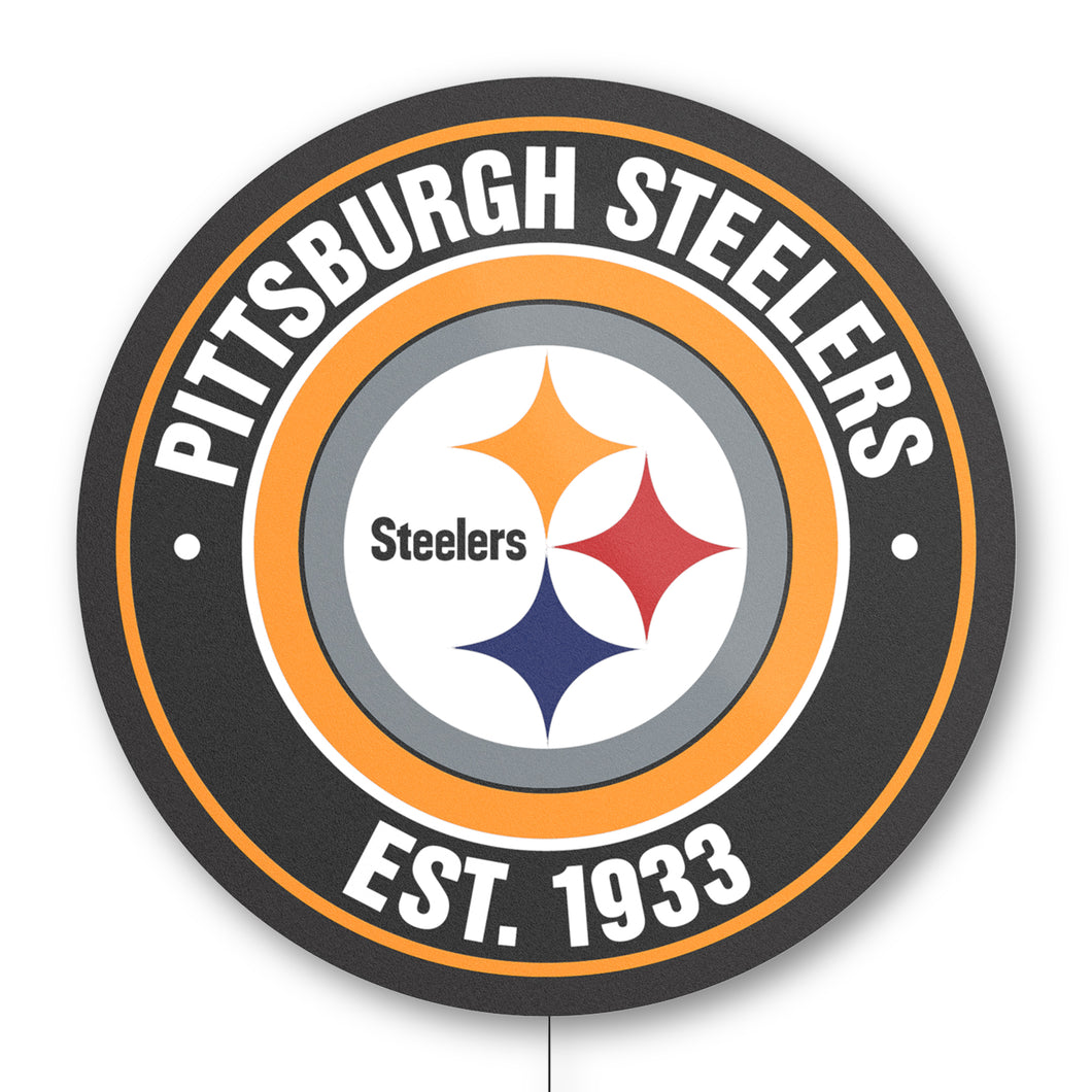 Pittsburgh Steelers Est. Date LED Lighted Sign