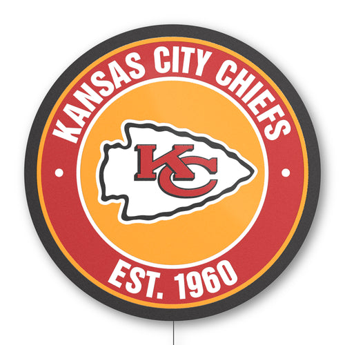 Kansas City Chiefs Establish Date LED Lighted Sign