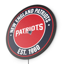 New England Patriots Establish Date LED Lighted Sign