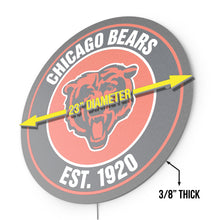 Chicago Bears Establish Date LED Lighted Sign