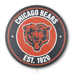 Chicago Bears Establish Date LED Lighted Sign