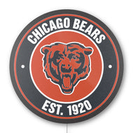 Chicago Bears Establish Date LED Lighted Sign