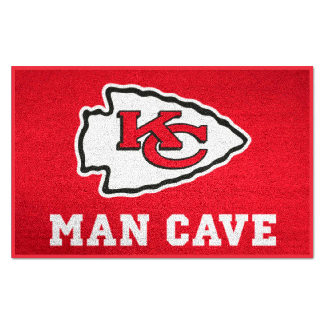 Kansas City Chiefs Man Cave Starter Mat - 19