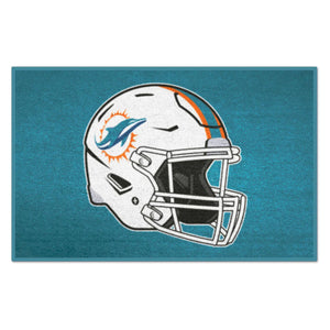 Miami Dolphins Helmet Starter Mat - 19"x30"