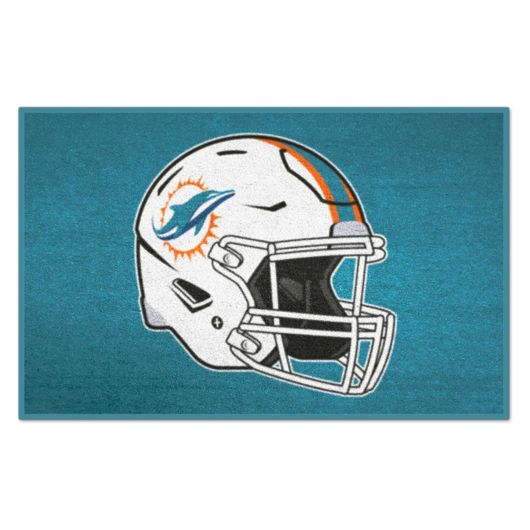 Miami Dolphins Helmet Starter Mat - 19