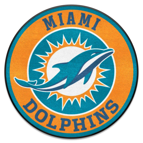Miami Dolphins Roundel Mat - 27