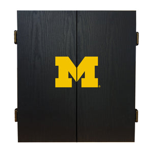 Michigan Wolverines Fan's Choice Dartboard Set