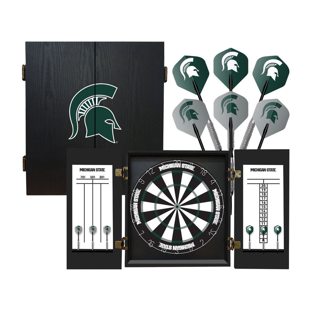 Georgia Bulldogs Dartboard Cabinet