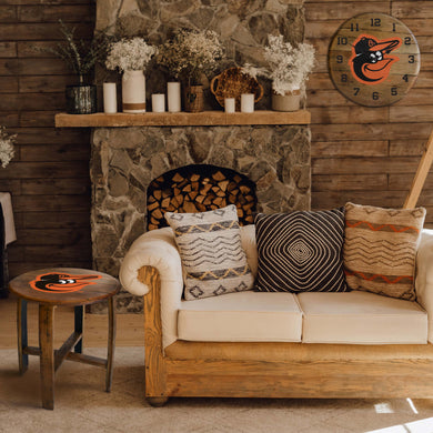 Baltimore Orioles Oak Barrel Table