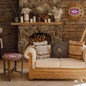 Montreal Canadiens Oak Barrel Table