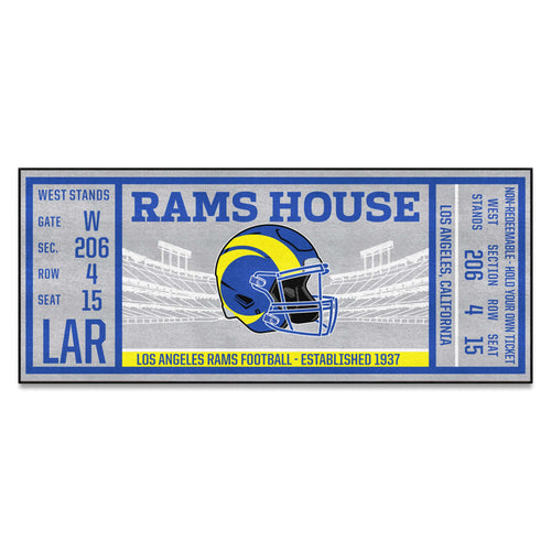Los Angeles Rams Football Ticket Runner - 30