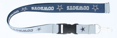 Dallas Cowboys Reversable Lanyard Keychain