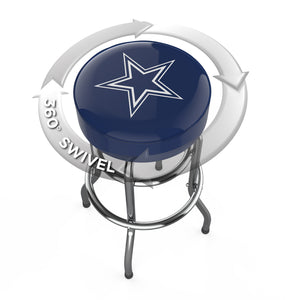 Dallas Cowboys Chrome Bar Stool