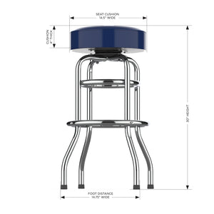 Dallas Cowboys Chrome Bar Stool