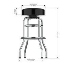 Pittsburgh Steelers Chrome Bar Stool