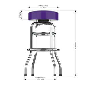 Minnesota Vikings Chrome Bar Stool