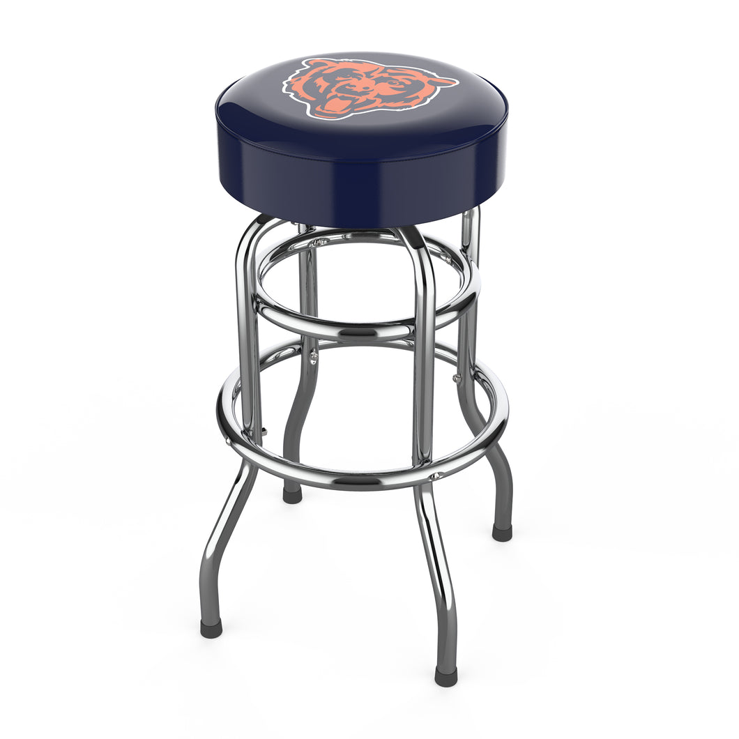 Chicago Bears Chrome Bar Stool