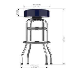 Chicago Bears Chrome Bar Stool