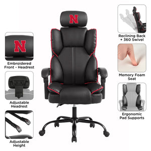 Nebraska Cornhuskers Champ Chair