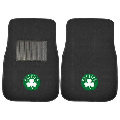 Boston Celtics 2-Piece Embroidered Car Mat Set - 17
