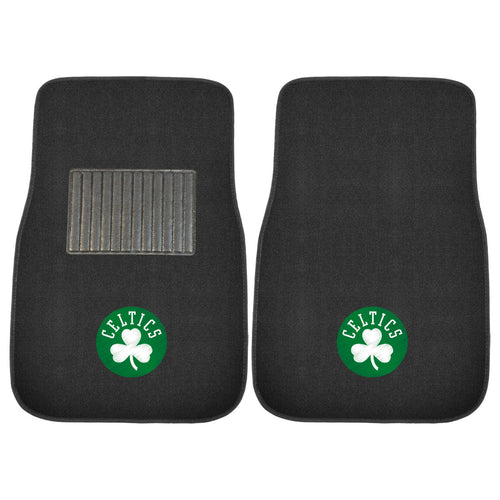 Boston Celtics 2-Piece Embroidered Car Mat Set - 17