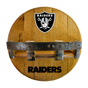 Las Vegas Raiders Oak Bar Shelf