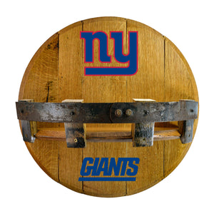 New York Giants Oak Bar Shelf