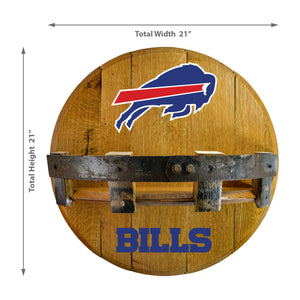 Buffalo Bills Oak Bar Shelf