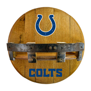 Indianapolis Colts Oak Bar Shelf