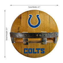 Indianapolis Colts Oak Bar Shelf