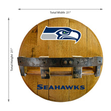 Seattle Seahawks Oak Bar Shelf