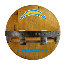 Los Angeles Chargers Oak Bar Shelf