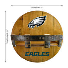 Philadelphia Eagles Oak Bar Shelf