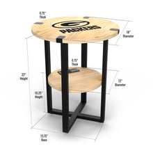 Green Bay Packers Side table with Charger