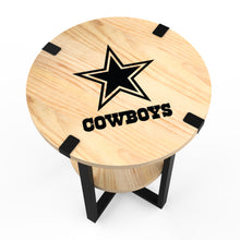 Dallas Cowboys Side Table with Charger