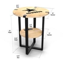 Dallas Cowboys Side Table with Charger